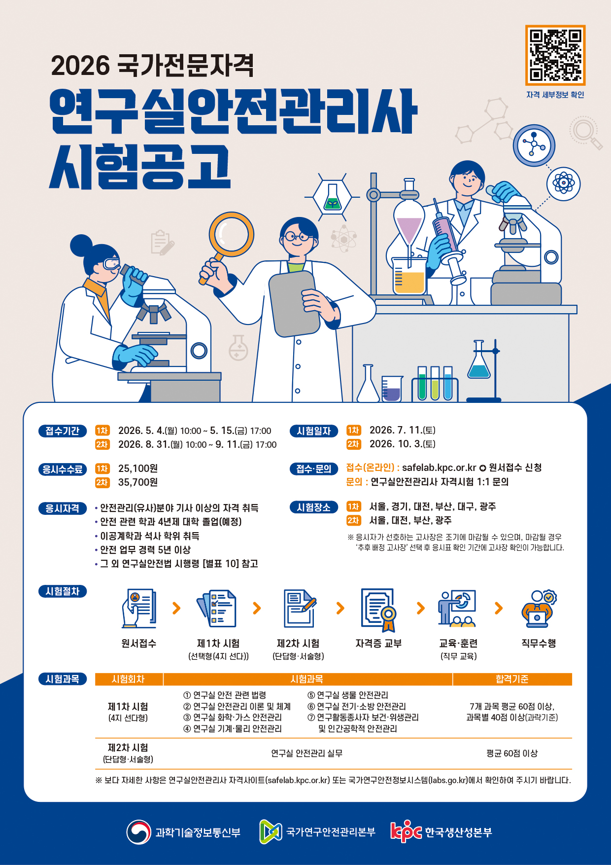 2026 연구실안전관리사 시험공고 포스터.jpg